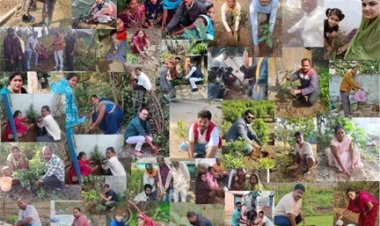  नव कल्याण संघ के स्थापना दिवस पर पृथ्वी को एक लाख पौधों की सौगात