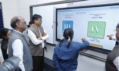 तनाव मुक्त होकर स्वस्थ मन से पढ़ाई करें - वित्तमंत्री ओ.पी.चौधरी