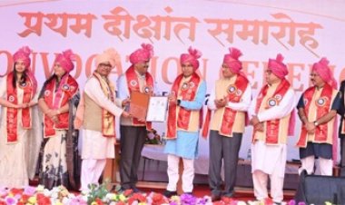 दीक्षांत समारोह केवल डिग्री प्राप्ति का अवसर नहीं, बल्कि जीवन में नई जिम्मेदारियों के निर्वहन की शुरुआत है -उच्च शिक्षा मंत्री टंक राम वर्मा