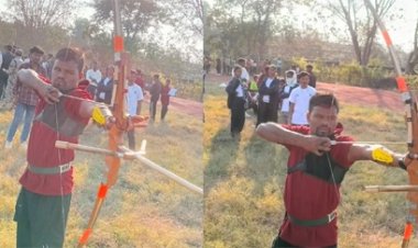 बस्तर ओलंपिक में किशन कुमार हपका ने गोल्ड जीतकर रचा इतिहास