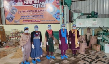 आकांक्षा महिला स्वयं सहायता समूह द्वारा स्थापित पोषण आहार निर्माण से यूनिट मिला रोजगार का अवसर