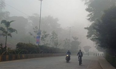 उत्तरी छत्तीसगढ़ के कुछ इलाकों में घना कोहरा