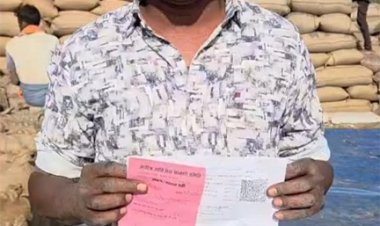 सोसाइटी में सुगमता से धान विक्रय की सुगम सुविधाओं की किसान ने की सराहना