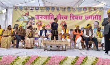 मंत्री राम विचार नेताम ने शहीद वीर नारायण सिंह की प्रतिमा स्थापना हेतु किया भूमिपूजन