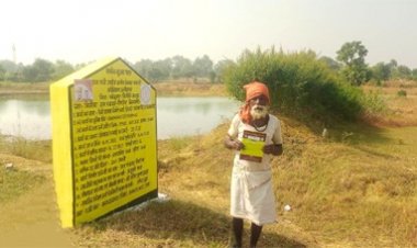 मनरेगा से आत्मनिर्भरता की ओर  पिपरिया के किसान केषेलाल  के लिए मिनी तालाब निर्माण बना बदलाव का मजबूत आधार