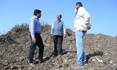 उप मुख्यमंत्री अरुण साव ने सरोना डंप-साइट का किया निरीक्षण