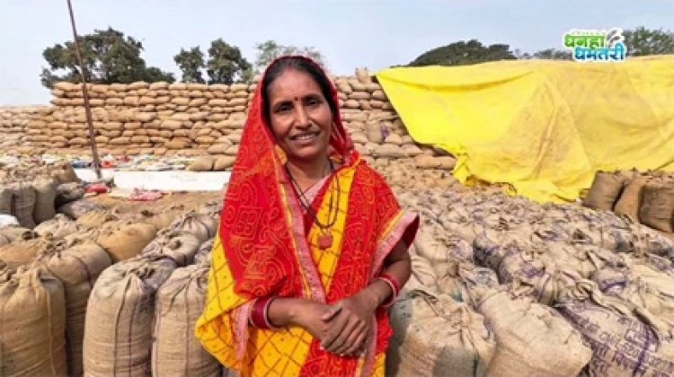निर्मला की धान बिक्री बनी बेटी के भविष्य की नई उम्मीद