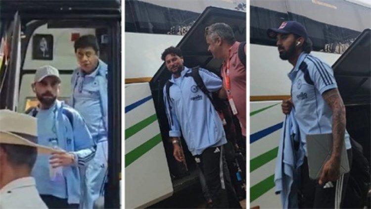 दूसरे वनडे से पहले खिलाड़ियों का जोरदार स्वागत