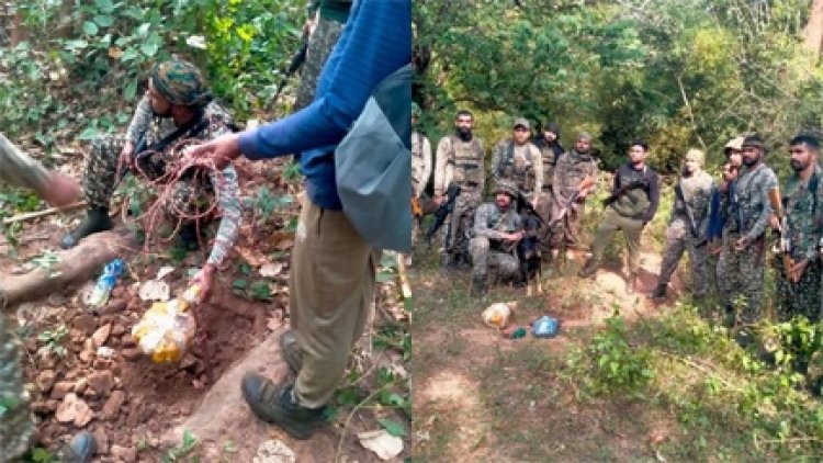 नारायणपुर में पुलिस को मिला तीन-तीन किलो वजनी आईईडी