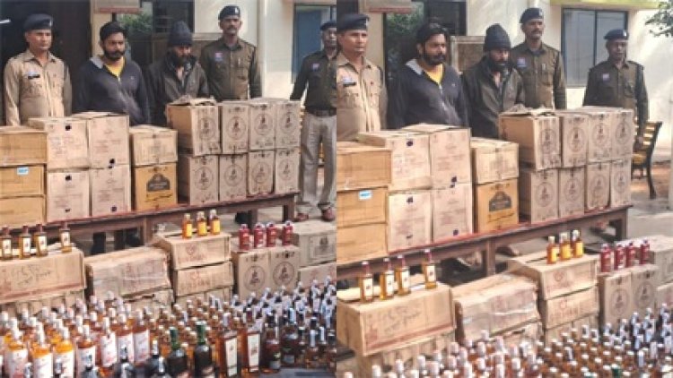 3 लाख रुपये मूल्य की अवैध शराब जब्त