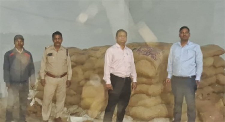 रायगढ़ जिले में 7,290 क्विंटल धान जब्त