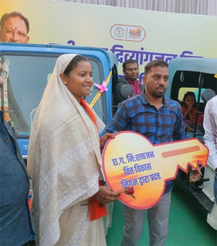 दिव्यांगजन स्वावलंबन को नई दिशा : शासन की संवेदनशील पहल से  चंदन निलहर बने आत्मनिर्भर