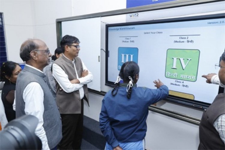 तनाव मुक्त होकर स्वस्थ मन से पढ़ाई करें - वित्तमंत्री ओ.पी.चौधरी