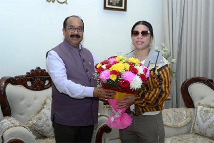 उप मुख्यमंत्री अरुण साव से मिलीं अंतरराष्ट्रीय मुक्केबाज मैरी कॉम