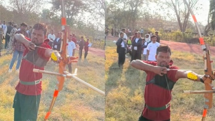 बस्तर ओलंपिक में किशन कुमार हपका ने गोल्ड जीतकर रचा इतिहास