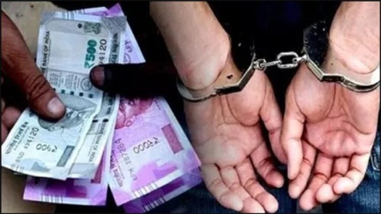 नायब तहसील कार्यालय के लिपिक 25 हजार रिश्वत लेते रंगे हाथों पकड़ाया