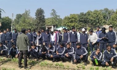 134 पुनर्वासित युवाओं को जैविक खेती एवं पर्यटन स्थलों का कराया गया शैक्षणिक भ्रमण