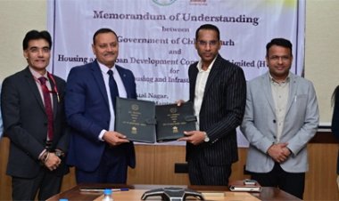 आवास और बुनियादी ढांचा विकास के लिए एम.ओ.यू. पर हस्ताक्षर