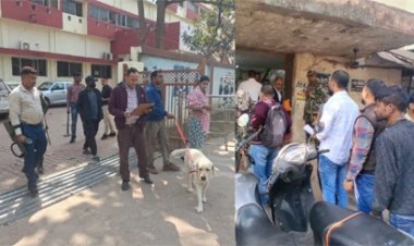 दुर्ग जिला न्यायालय भवन को बम से उड़ाने की धमकी, पुलिस की सुरक्षा जांच