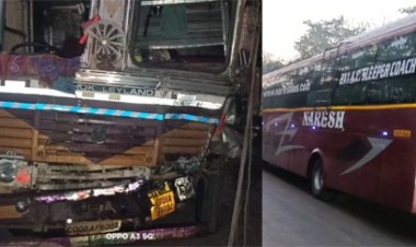 नेशनल हाईवे-30 पर एक्सीडेंट, घंटों लंबा जाम लगा