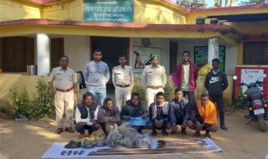 वन विभाग की बड़ी कार्रवाई- उदंती-सीतानदी अभ्यारण्य क्षेत्र में 6 शिकारी गिरफ्तार
