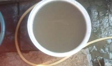 सेजबहार कॉलोनी में गंदे पानी की सप्लाई