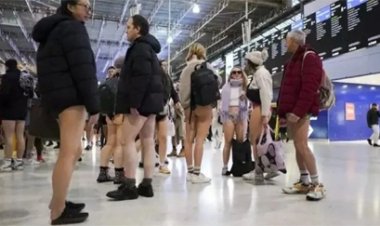 लंदन में बिना पैंट क्यों घूम रहे महिला-पुरुष