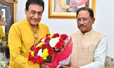 मुख्यमंत्री विष्णुदेव साय से सुप्रसिद्ध अभिनेता नीतिश भारद्वाज ने की सौजन्य मुलाकात