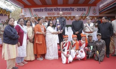 राजधानी रायपुर में हर्षाेल्लास के साथ मनाया गया 77वां गणतंत्र दिवस