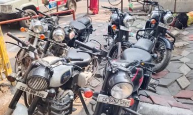 शोर मचाने वाली बुलेट्स पर एक्शन, 65 बाइक जब्त