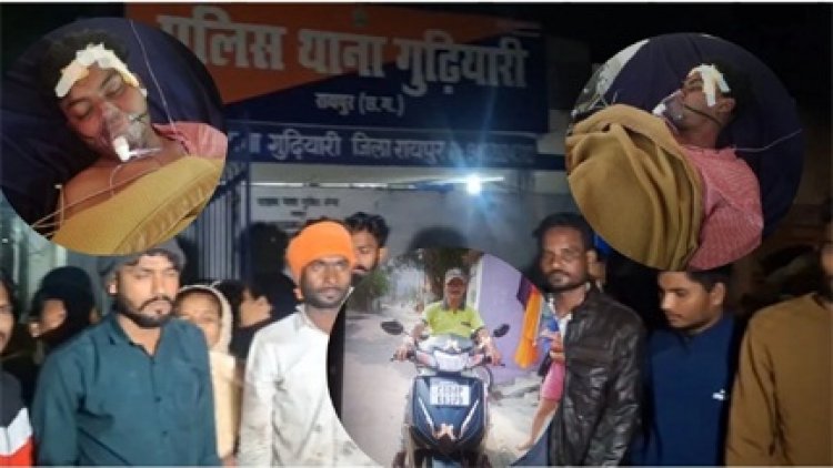 रायपुर में दो अलग-अलग सड़क हादसों में युवक की मौत, एक घायल, परिजनों का थाने में हंगामा