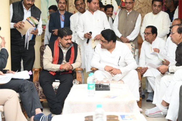 उप मुख्यमंत्री विजय शर्मा ने दामाखेड़ा में संत समागम मेले की तैयारियों की समीक्षा की