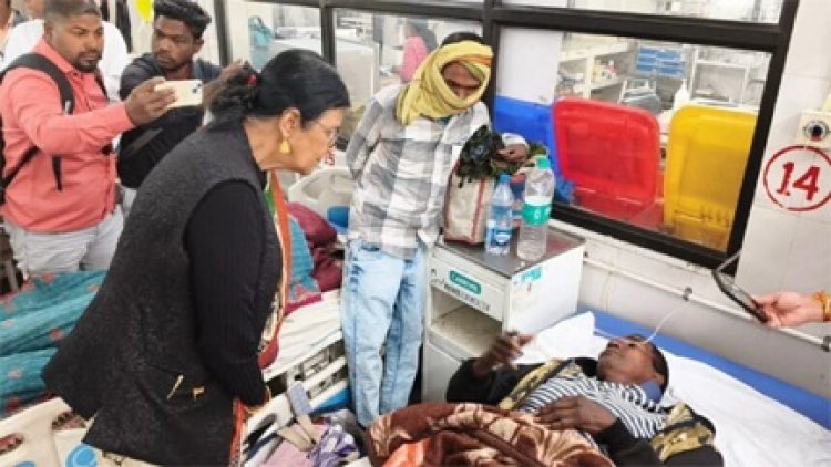 धान न बिकने से परेशान आदिवासी किसान ने खाया जहर