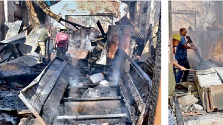 रायपुर डीईओ डीईओ दफ्तर में आग