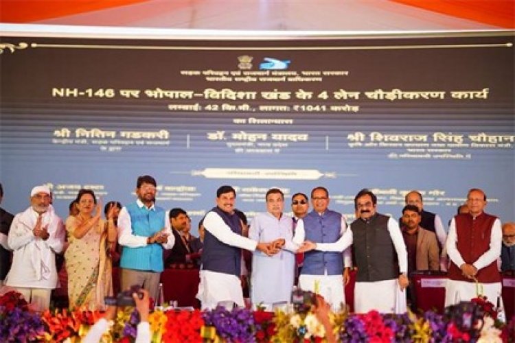 विकास के हाईवे पर मध्यप्रदेश सबसे आगे : केन्द्रीय सड़क मंत्री गडकरी
