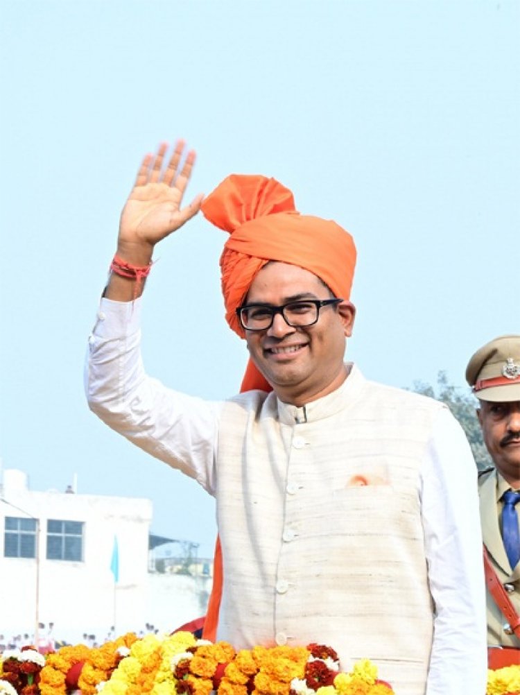 जांजगीर-चांपा में हर्षोल्लास के साथ मनाया गया 77वां गणतंत्र दिवस