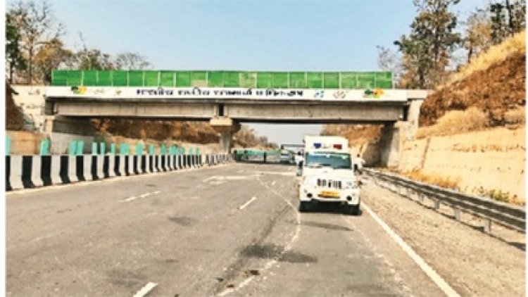 रायपुर-विशाखापट्टनम मार्ग पर बने स्पेशल अंडरपास