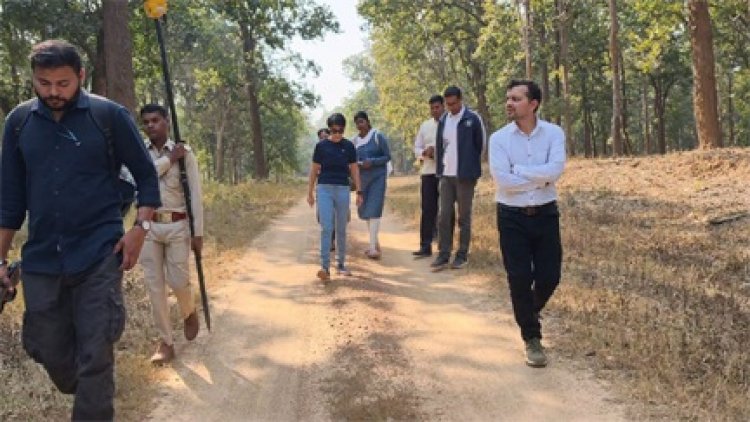 प्रशिक्षु आईएफएस अधिकारियों को मिला डीज़ीपीएस सर्वे एवं वन्यजीव प्रबंधन का व्यवहारिक प्रशिक्षण