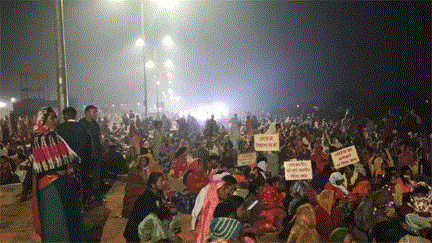 रायपुर में रसोइयों का चक्काजाम