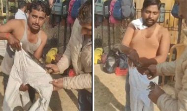 TET परीक्षा में अभ्यर्थियों की गरिमा पर सवाल, जांच के नाम पर अमानवीय सख्ती