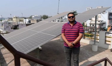 प्राकृतिक ऊर्जा से रोशन हो रहा प्रवीण शुक्ला का घर