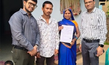 श्रम विभाग द्वारा घर पहुच दिलाया जा रहा योजना का लाभ