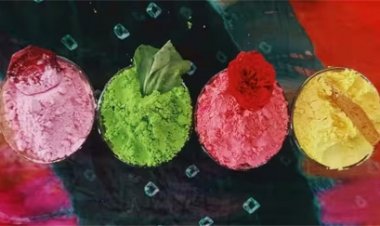 प्राकृतिक संसाधनों का उपयोग कर तैयार कर रही हैं हर्बल गुलाल बिहान दीदियां