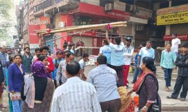 मौदहापारा संडे बाजार पर प्रशासन की सख्ती