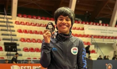 विश्व रैंकिंग कुश्ती चैंपियनशिप में मध्य प्रदेश की प्रियांशी प्रजापत को मिला सिल्वर मेडल