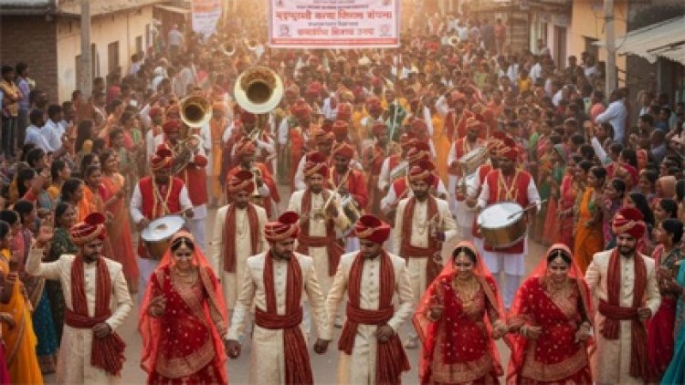 छुईखदान में दिखी सामूहिक विवाह की अनूठी रौनक