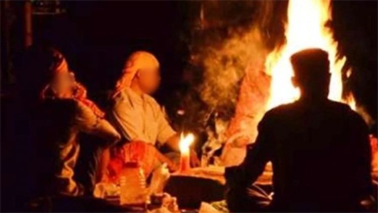 श्मशान घाट में चिता से छेड़छाड़ का सनसनीखेज मामला सामने आया