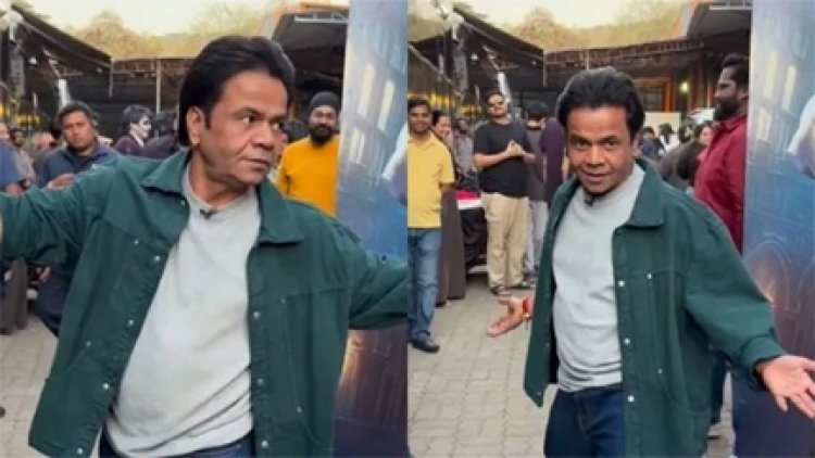 जेल से निकलने के बाद पहली बार पैप्स के सामने आए राजपाल यादव