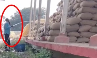 रायपुर में धान में पानी डालने का VIDEO सामने आया, ग्रामीणों में आक्रोश