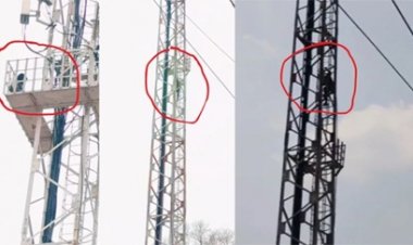 प्यार में नाकामी बनी तमाशा: युवक ने टावर पर चढ़कर किया हंगामा